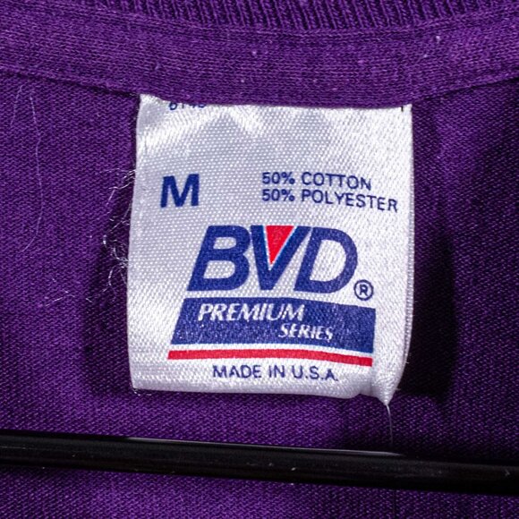 BVD Blank Selvedge Pocket T-Shirt Made in USA Medium VTG 90s Streetwear - Picture 5 of 5